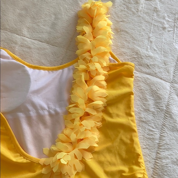 NWOT yellow one piece bathing suit - Picture 6 of 6